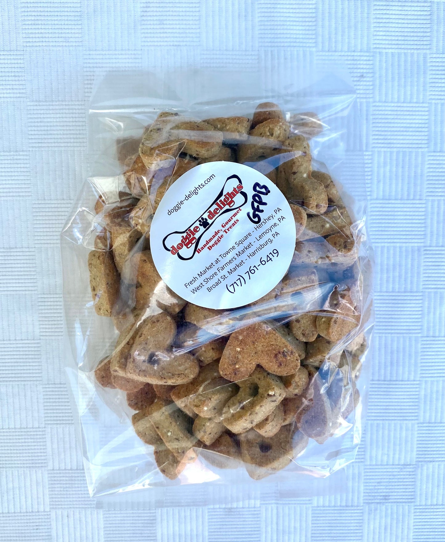 Grain Free Cheese and Bacon Hearts dog treats