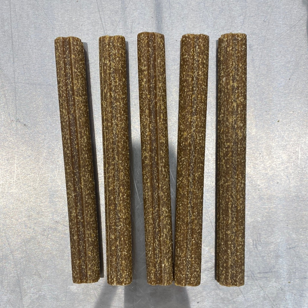 Peanut Butter and Carob Dog Treat Chews