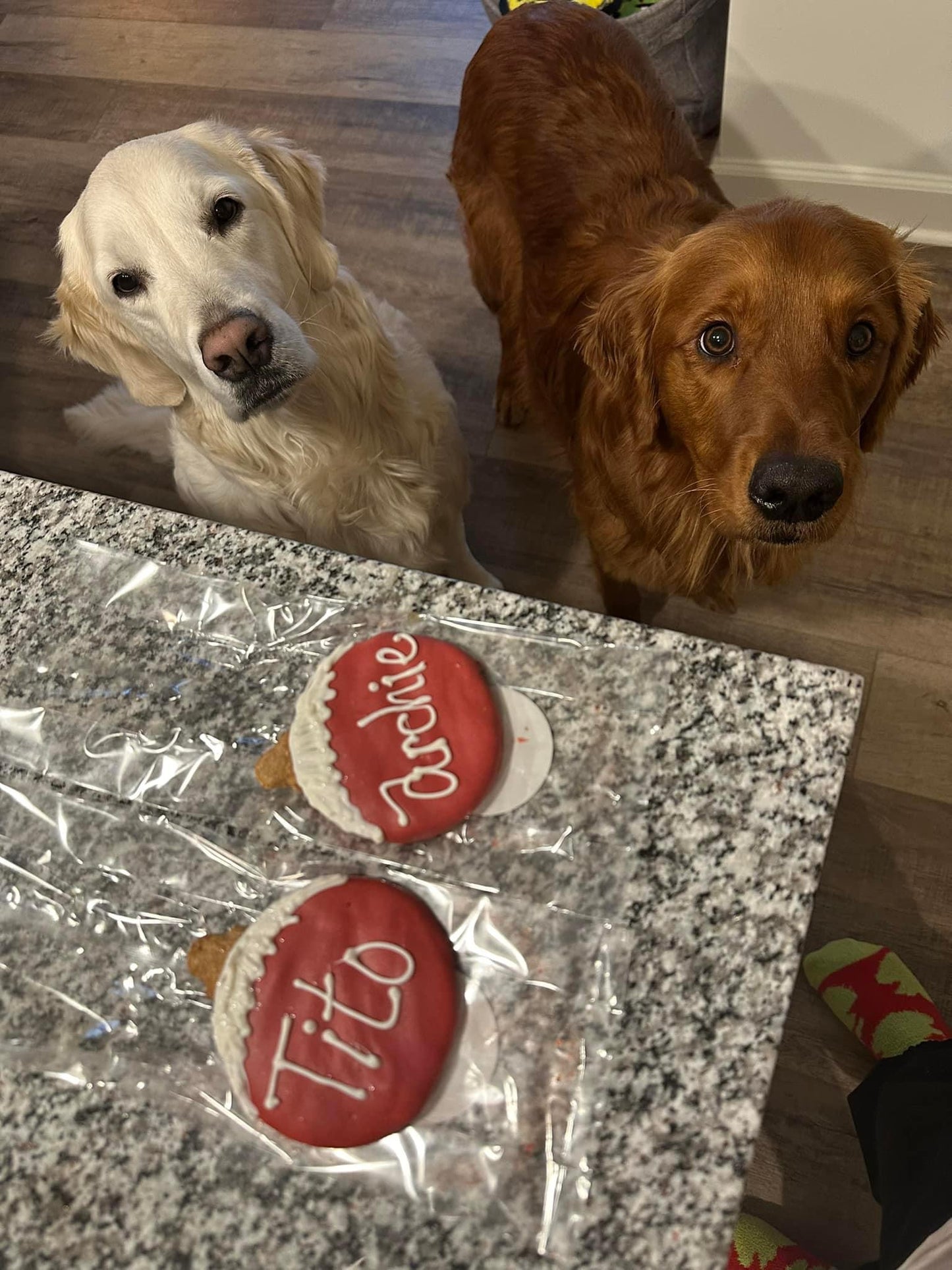 Custom Holiday / Christmas Ball dog treat