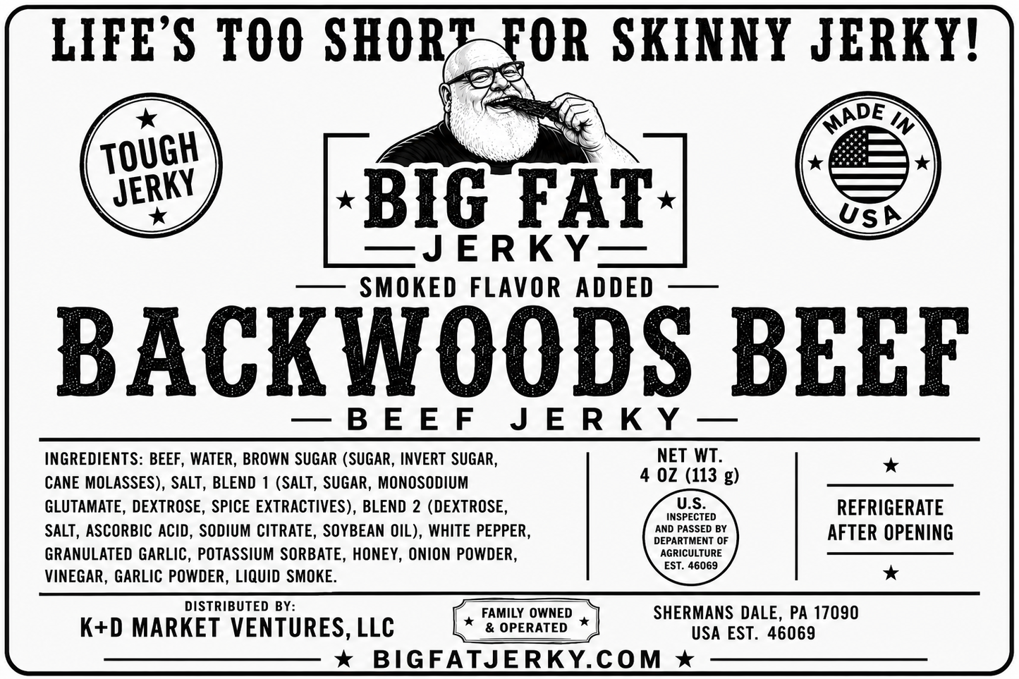 Backwoods Beef - Big Fat Jerky