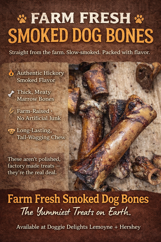 Smoked Beef Marrow Bone - Large dog bone